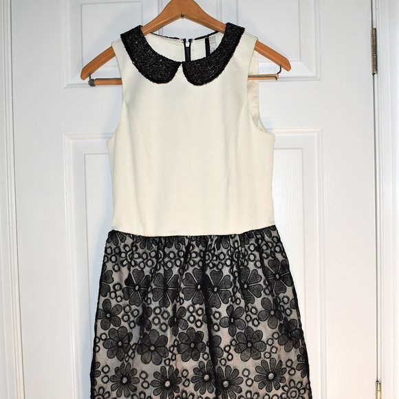 3/$20 Kenzie Little B&W Cocktail Dress XS - Picture 1 of 5
